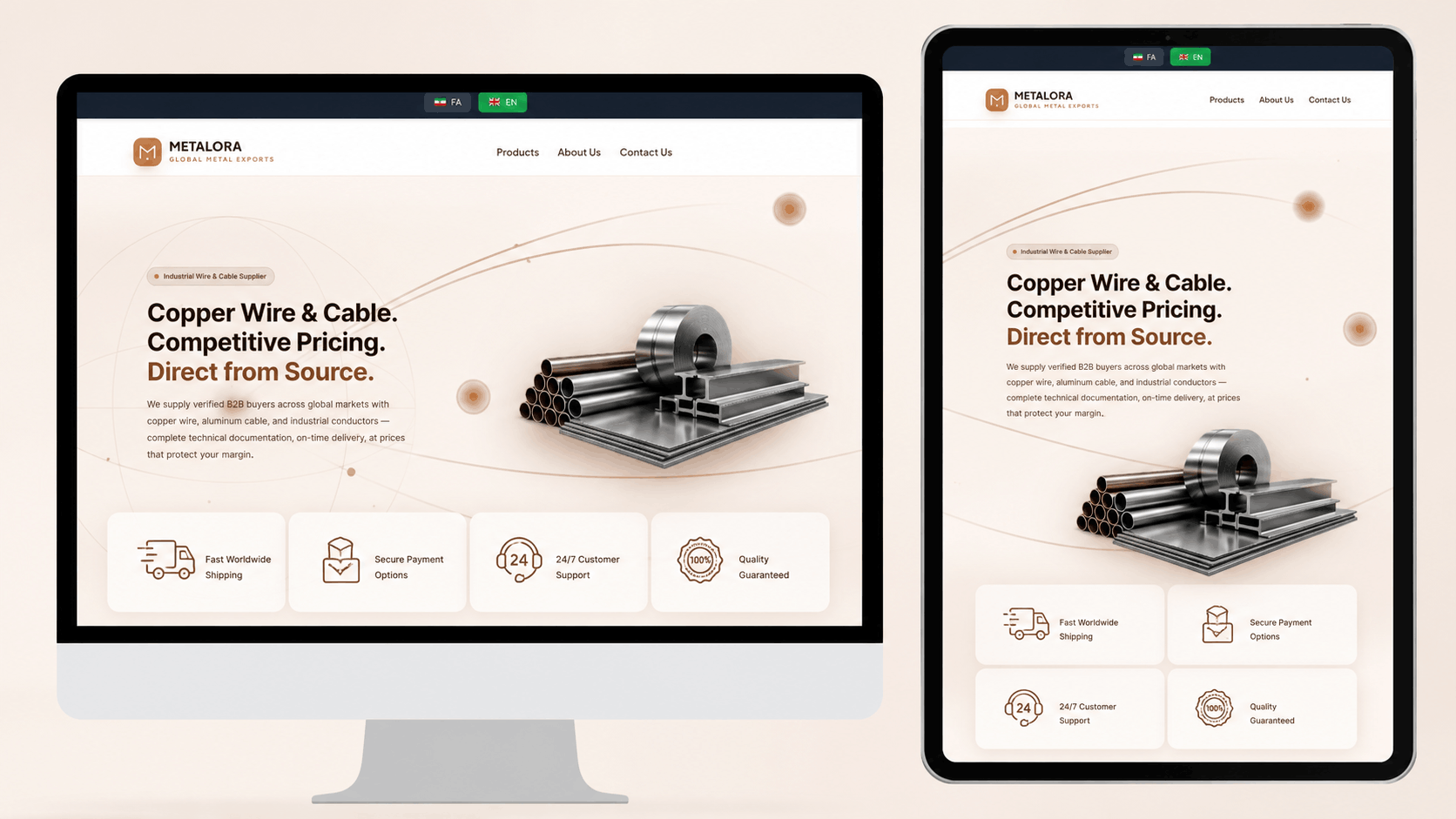 Metal Export صادرات فلزات